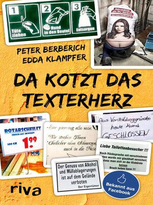 cover image of Da kotzt das Texterherz